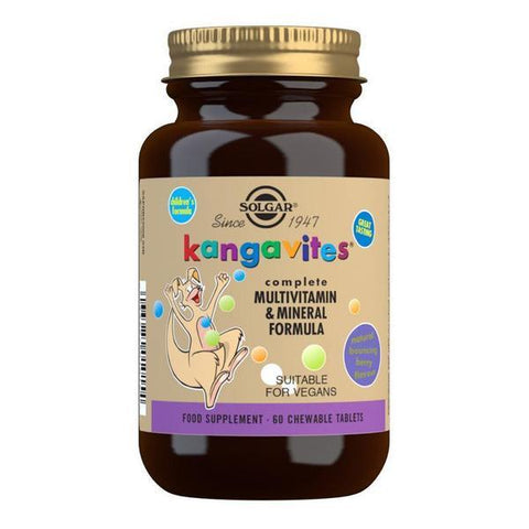 Kangavites Multivitamin & Mineral Chewable Tablets – Bouncin’ Berry Flavor - Simply Natural Shop