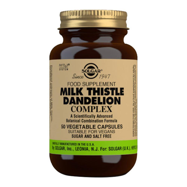 Milk Thistle Dandelion Complex Vegetable Capsules